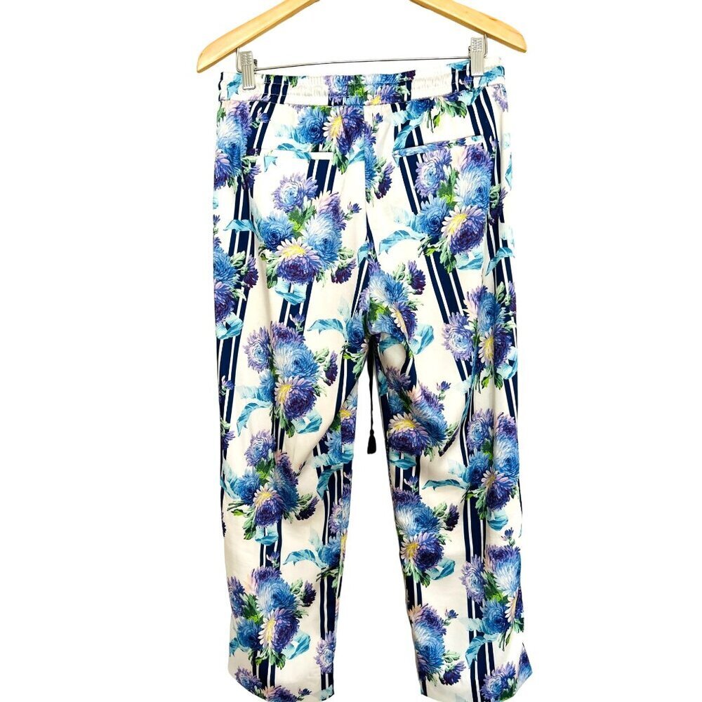 J.Crew Summer Pants Pull-Up Drawstring Floral Siz… - image 8